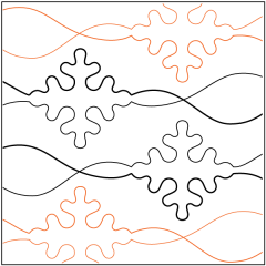 Snowflakes and Ribbons - Pantograph 