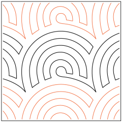 Stacked Snailz - On Edge - Petite - Pantograph 