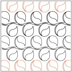 Topiary Hearts - Sashing - Pantograph