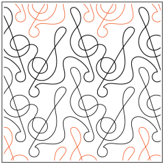 Treble Clef - Pantograph