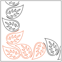 Tropical Leaves - Corner