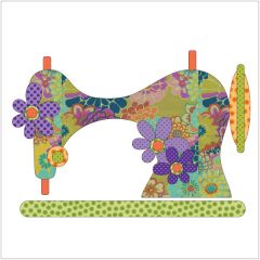 Vintage Stitches - Green - Applique