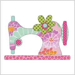 Vintage Stitches - Small - Pink - Applique