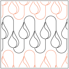Wavy Raindrops - Petite - Pantograph