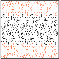 Wildflower - Border - Pantograph