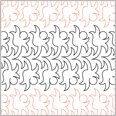 Wildflower - Border - Pantograph