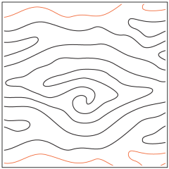 Wood Grain - Pantograph