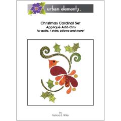 Christmas Cardinal Set - Applique Add-On Pattern 