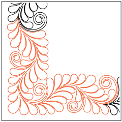 Curly Delight Feather - Corner