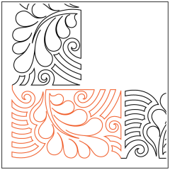 Feathered Mola - Petite - Corner