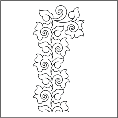 Honeysuckle - Petite - Border - Stencil