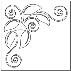 Kimono - Drunkard's Path Block - Quarter Square