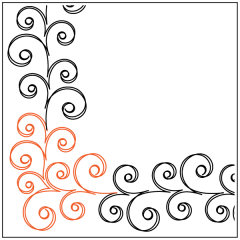 Love, Peace and Happiness - Sashing - Corner
