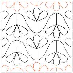 Melissa's Groovy Petals - Pantograph