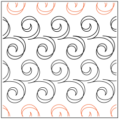 Passion Flower - Sashing - Pantograph