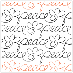 Peace Dove - Border - Pantograph