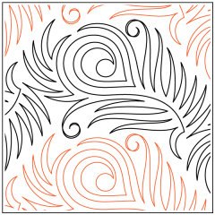 Peacock Plumes - Grande - Pantograph