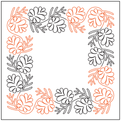 Pine Cone Sprig - Border - Panto/Corner Set