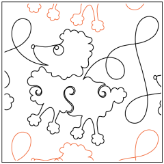Poodle Named Stroodle - FREE - Pantograph