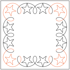 Stars 'n Loops - Panto/Corner Layout