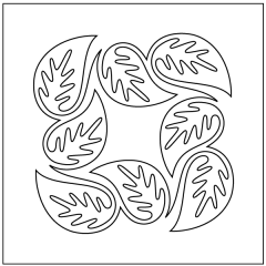 Tropical Leaves - Block