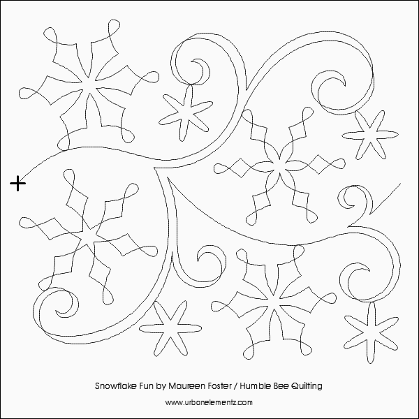 Snowflake Fun - Pantograph