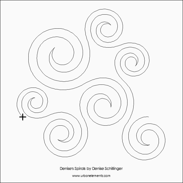 Denise's Spirals GIF Pattern Image