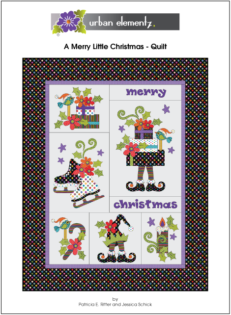A Merry Little Christmas - Applique Quilt Pattern