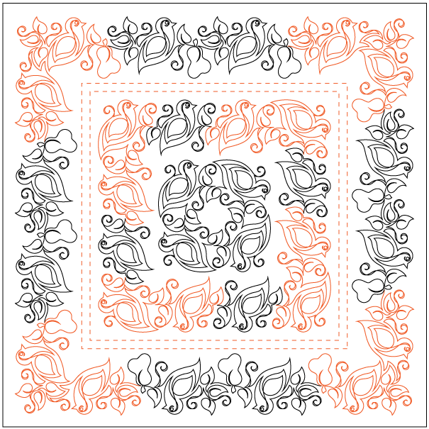 A Partridge In a Pear Tree - Wholecloth Set