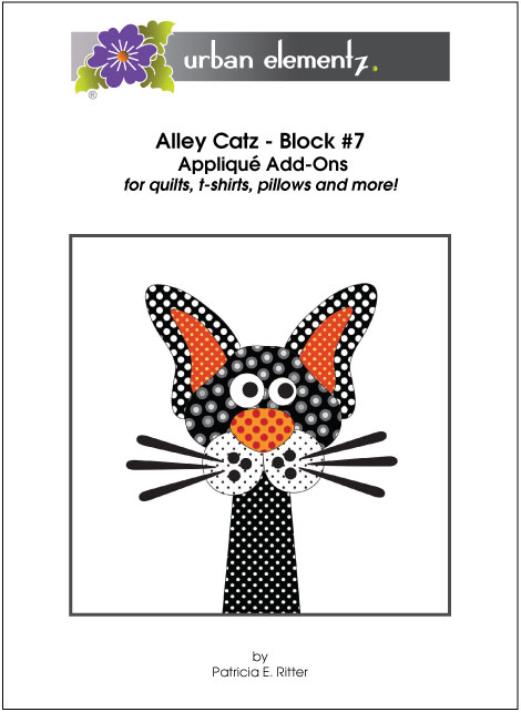 Alley Catz - Block #7 - Applique Add-On Pattern