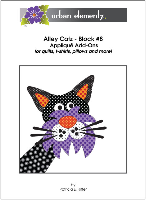 Alley Catz - Block #8 - Applique Add-On Pattern