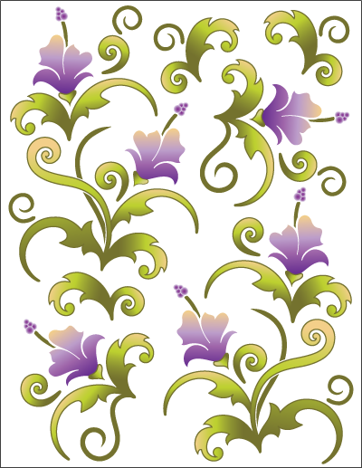 Blossoms - Violet - Tattoo