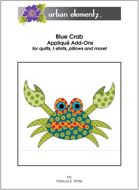Blue Crab - Applique Add-On Pattern