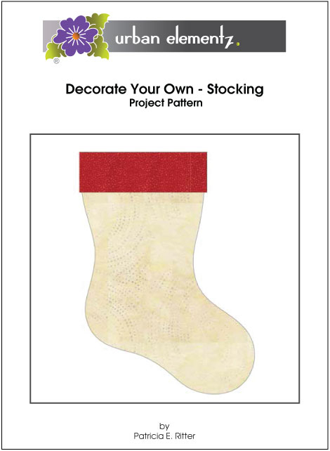 Decorate Your Own - Stocking - Project Pattern - FREE